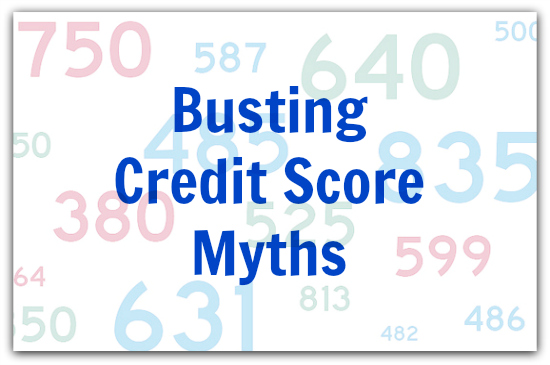 Credit score myths